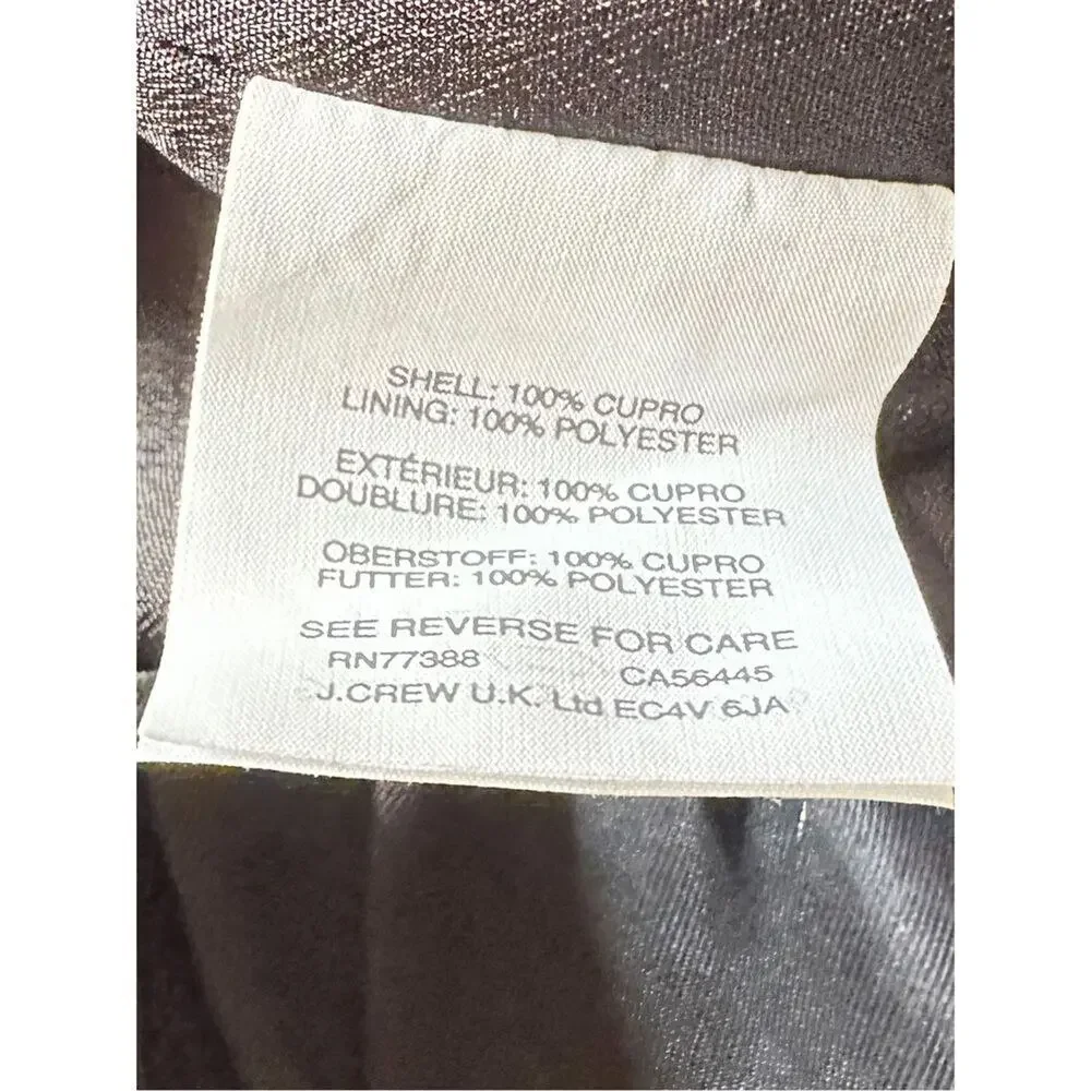 J. Crew Women's Knot Side Lined Asymmetrical Hem Wrap Mini Skirt Black Size 0